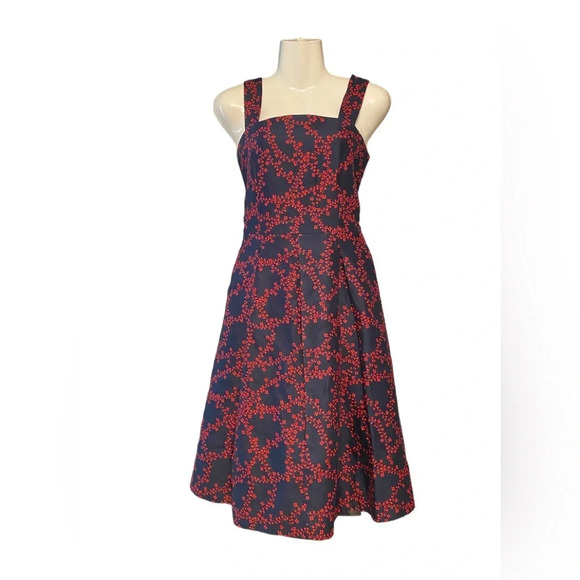 Draper James Collection Clover Vines Dress Sz 6 - Picture 2 of 11